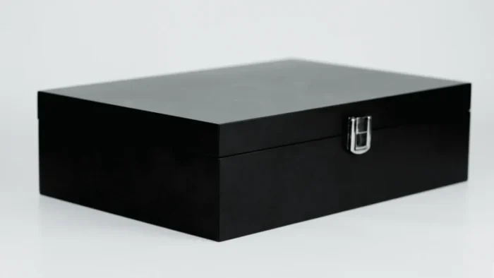 Ultra-Luxury Matt Black Finished MDF Box