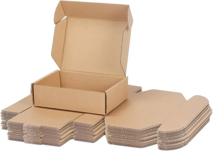 a stack of Corrugated Boxes cardboard boxes Cost-Effective Corrugated Mailer or Courier Boxes