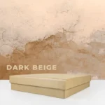 Top Bottom Chocolate Gift Box - Horizontal Model - Small Size - Dark Beige