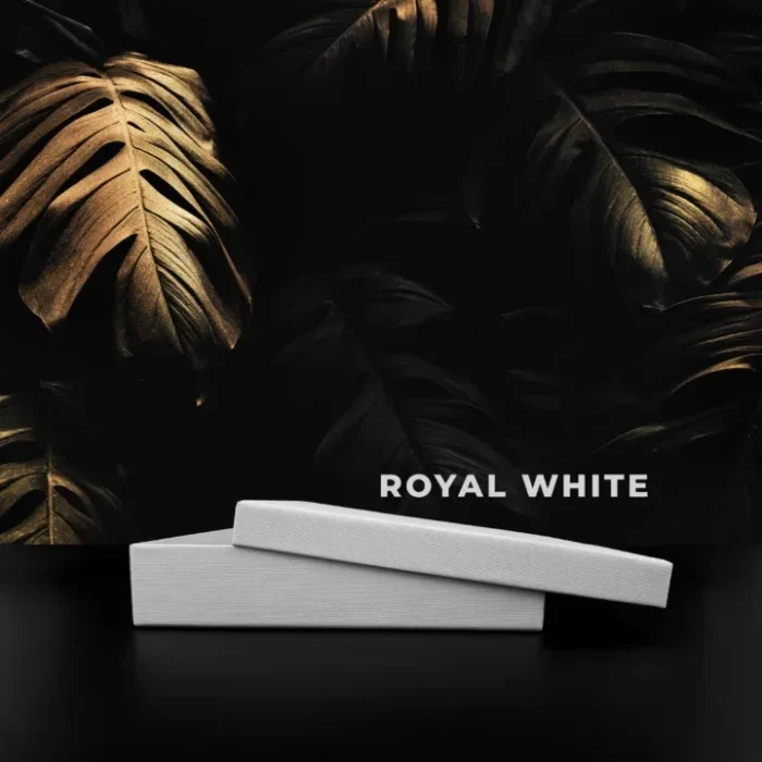 Top Bottom Chocolate Gift Box - Horizontal Model - Small Size - Royal White