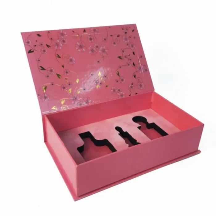 Premium Magnetic Flap Perfume Packaging Box with Gold Foiling